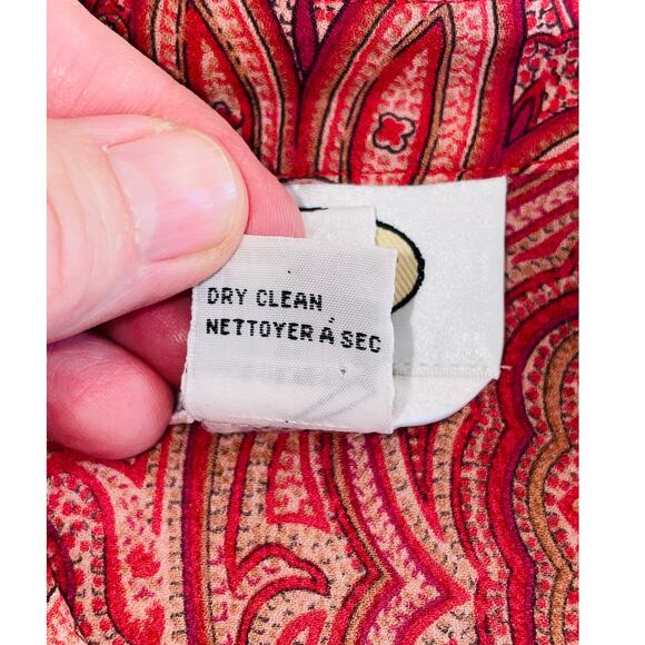 Talbots Pure Silk Top & Pants‎ Set - Women's Size 16 - Wide Leg Pants w/ Top - Picture 16 of 16